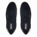 TÊNIS MASCULINO CASUAL EM COURO AZUL - OFF WHITE