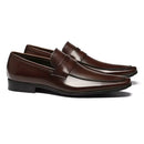 Sapato Loafer Masculino Social Em Couro - BROWN