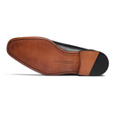 Sapato Derby Masculino Social Em Couro Preto - LASER