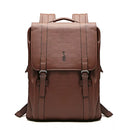 MOCHILA PORTA NOTEBOOK DE ATE 17'' MASCULINA EM COURO MARROM - WHISKY